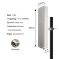 1710-2700MHz 5-10km Wifi Wimax 4g Lte Base Station Sector Panel Antenna for signal Booster Amplifier Repeater Router Bridge