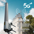 2.4/5.8GHz WiFi WiMAX Dual-Band Directional Dipole Fiberglass Omni Antenna with 10dBi Gain for 360 Coverage