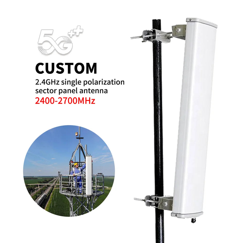 698-3800MHz Wifi Wimax 4g Lte Base Station Sector Panel Antenna for Base Station signal Booster Amplifier Repeater Router Bridge