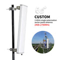698-3800MHz Wifi Wimax 4g Lte Base Station Sector Panel Antenna for Base Station signal Booster Amplifier Repeater Router Bridge