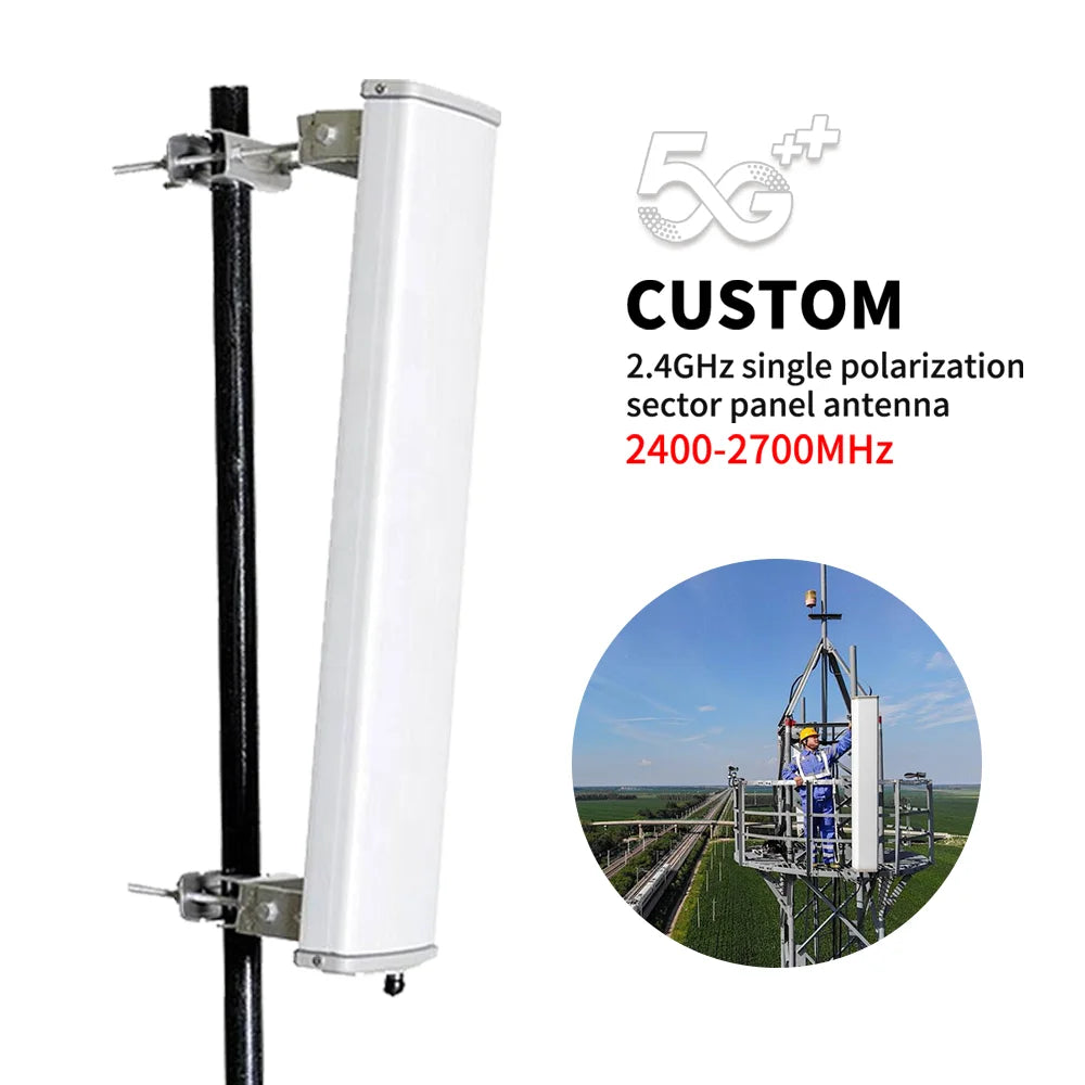 698-3800MHz Wifi Wimax 4g Lte Base Station Sector Panel Antenna for Base Station signal Booster Amplifier Repeater Router Bridge