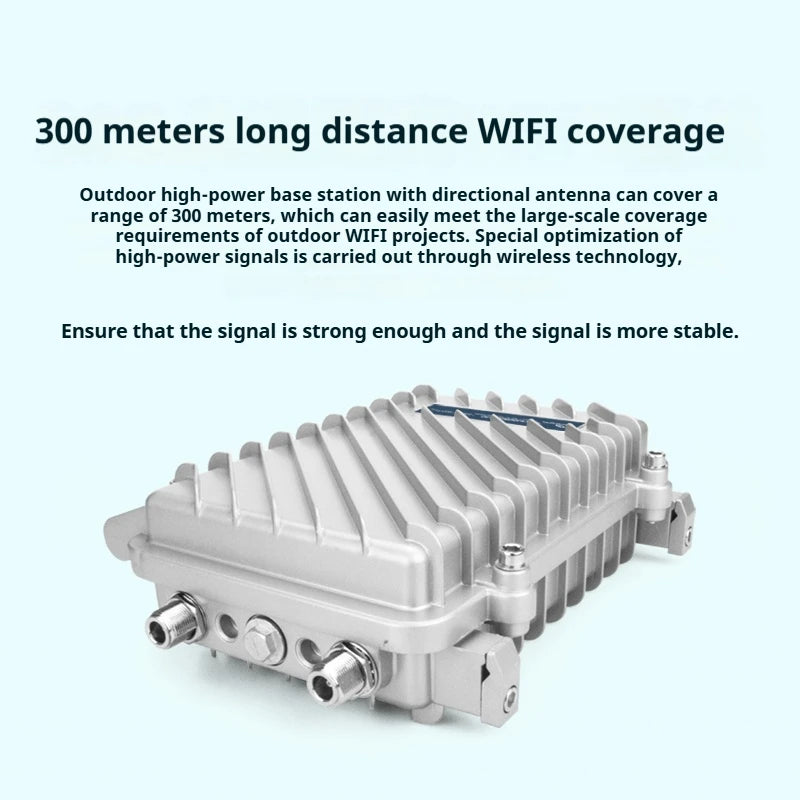 ARRONNA ARHWA20 300M IP65 Waterproof High-Speed WiFi Access Point QCA9531 Chipset 2T2R MIMO Technology for Long-Range Outdoor