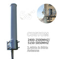 ARRONNA D708211 10dBi Fiberglass Omnidirectional Dipole Antenna 2.4/5.8GHz WiFi WiMAX 4G 5G LTE AP Bridge Repeater