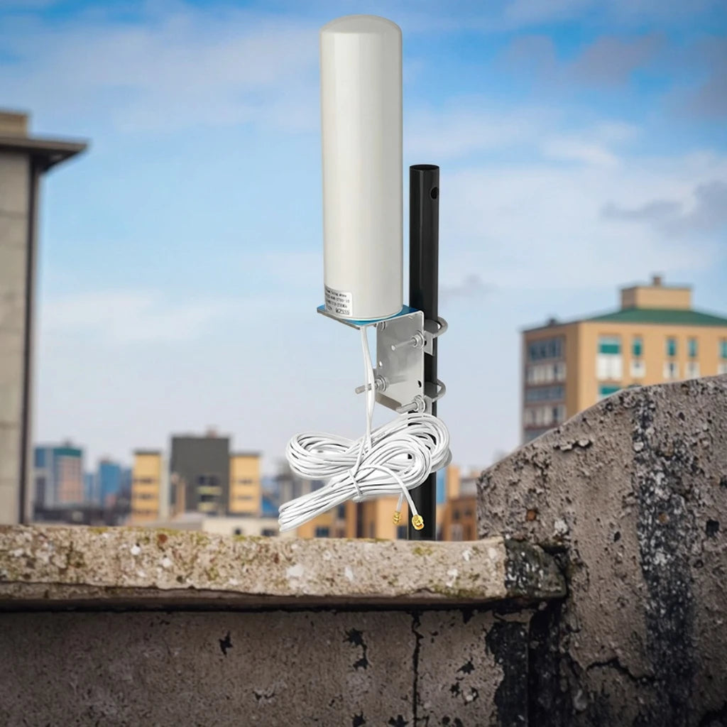 ARRONNA Long Range 20 km Dual Band 2.4G 5G MIMO WiFi Outdoor Omni Base Station Antenna Vertical IP67 10-14dBi