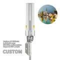 ARRONNA WiFi6 Outdoor Waterproof Access Point 3657Mbps 256+ Users 2.4G&5.8G Fiberglass Omni Antenna 500-1000m Radius Qualcomm