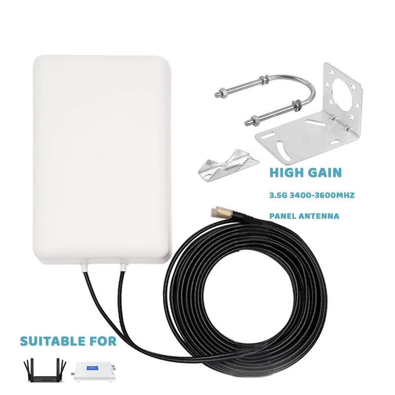 Arronna 15dBi High Gain Sector Antenna for GSM WiFi - Dual Band Outdoor