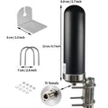 Arronna D910101 Omni Fiberglass Outdoor 4G/5G LTE/GSM 698-6000MHz Cellular Antenna 10DBI Gain f Female Connector Signal Booster