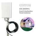 Arronna P512201 3-Band Sector Antenna 698-3800Mhz Long Range Wifi Wimax 4g Lte Directional Panel F Female Connector N Type