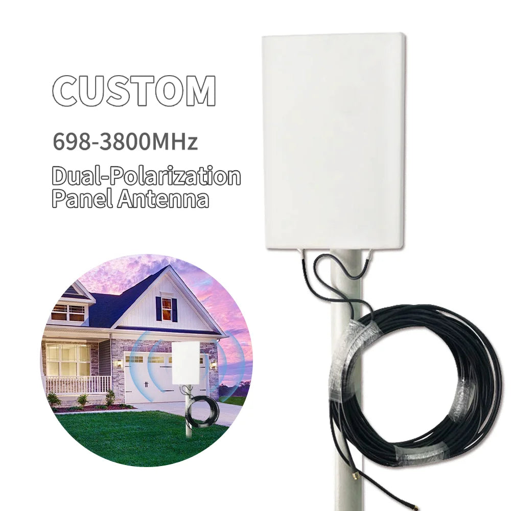 Arronna P512201 Outdoor Sector Panel Antenna High Gain Multi Band RF Antenna for Base Station and Network Coverage