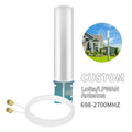 Best Selling Omni LoRa/LPWAN Antenna Fiberglass Outdoor 3G 4G 5G LTE Directional 698-2700MHz 2*n Female Router Signal Vertical