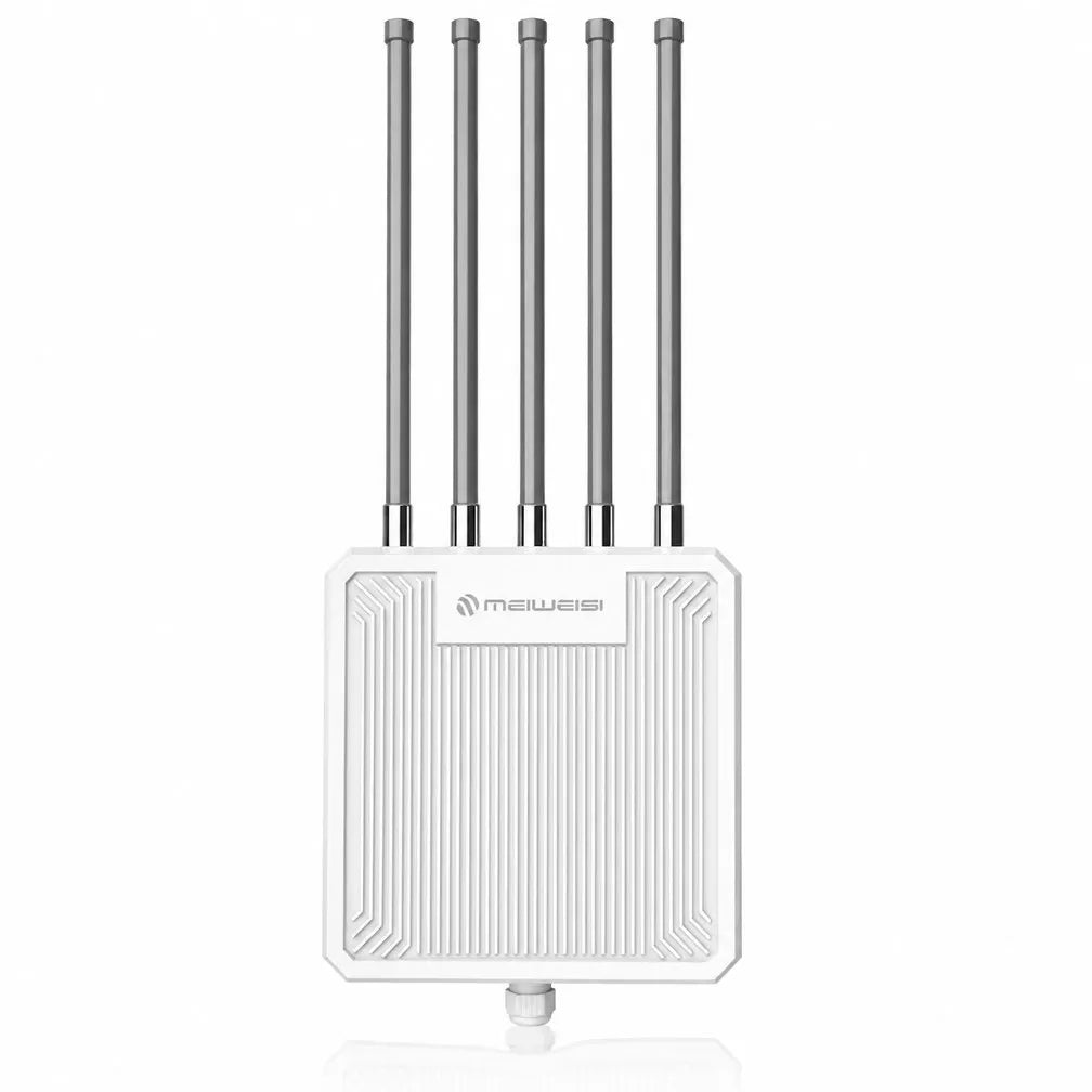 Cross Border Outdoor Hotspot POE Powered AP Wireless Routing Waterproof WIFI6 Dual Band High Gain Omni-directional Antenna No