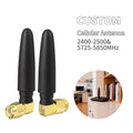 Customized 360 Degree Dual Band Omni Directional Antenna Wireless 868mhz 12dbi Rubber Duck 2.4ghz 4g 5.8g Router Wifi Antenna