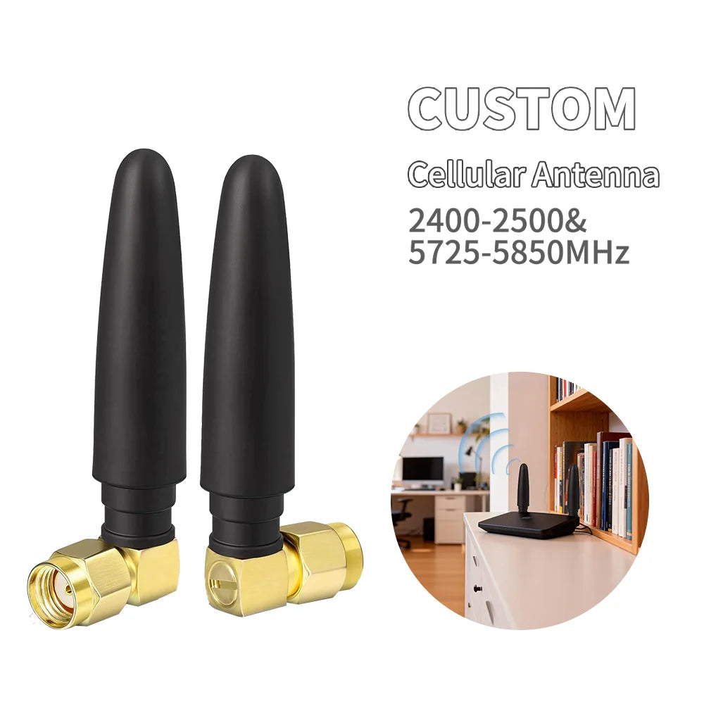Customized 360 Degree Dual Band Omni Directional Antenna Wireless 868mhz 12dbi Rubber Duck 2.4ghz 4g 5.8g Router Wifi Antenna