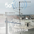 DAS Antenna UHF/VHF 433MHz 5dbi Vertical Yagi Antenna Directional Amplifier High Gain Outdoor Waterproof 5G Signal Boosting