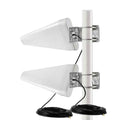 Directional Outdoor LPDA Antenna 2.4GHz 5GHz Vertical Polarization Waterproof External Bridge AP CPE Repeater