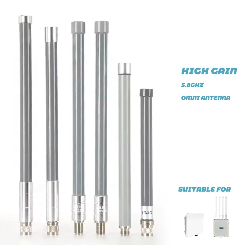 Factory Direct Fiberglass Wi-Fi Antenna 12dBi 5.8GHz with Mounting Bracket Wholesale High Gain for Point-to-Point Wireless