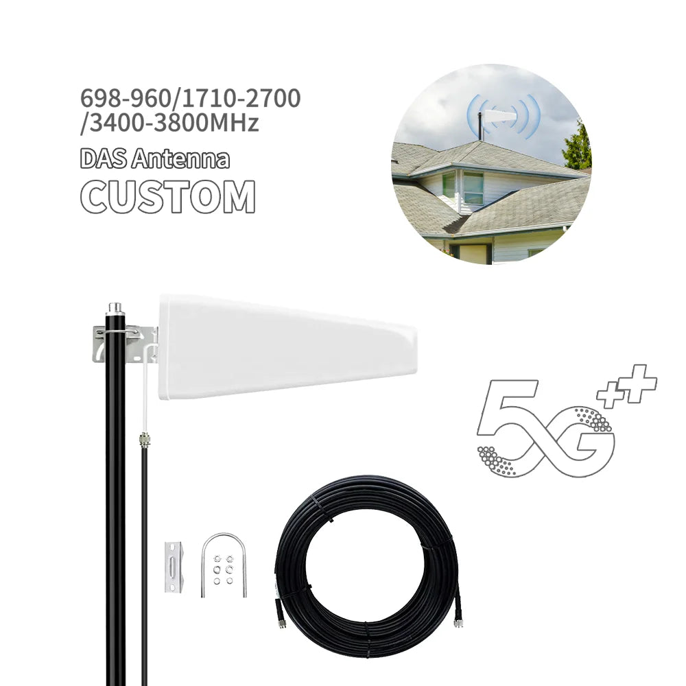 Factory OEM ARRONNA Sector Antenna Vertical 698-3800MHz Long Range  Wifi WiMax 2G-6GLTE Yagi Booster Amplifier Repeater CPE