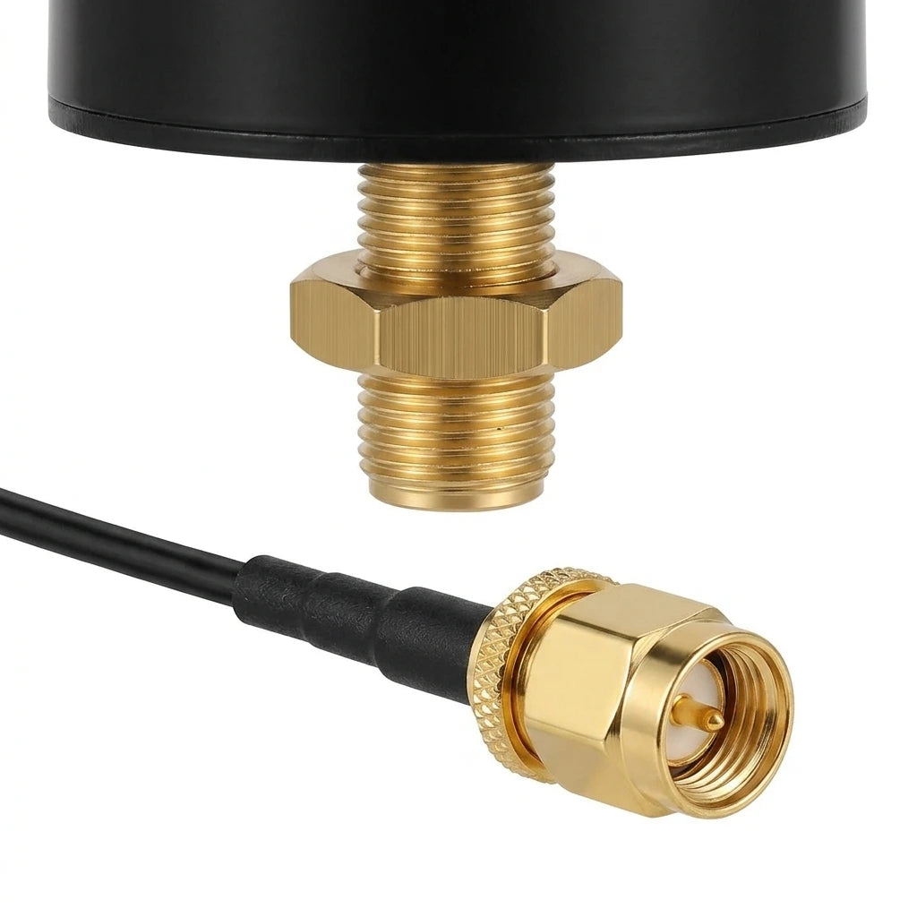 Arronna 698-3800MHz 5G 4G LTE Omnidirectional Cellular Antenna Waterproof Outdoor Puck SMA Male
