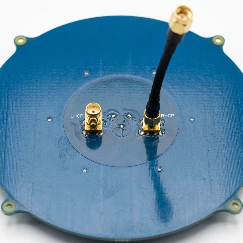 Arronna 5.8GHz 12.5dBi Triple Feed Patch Antenna Circular Polarized SMA FPV Goggles Ground Station