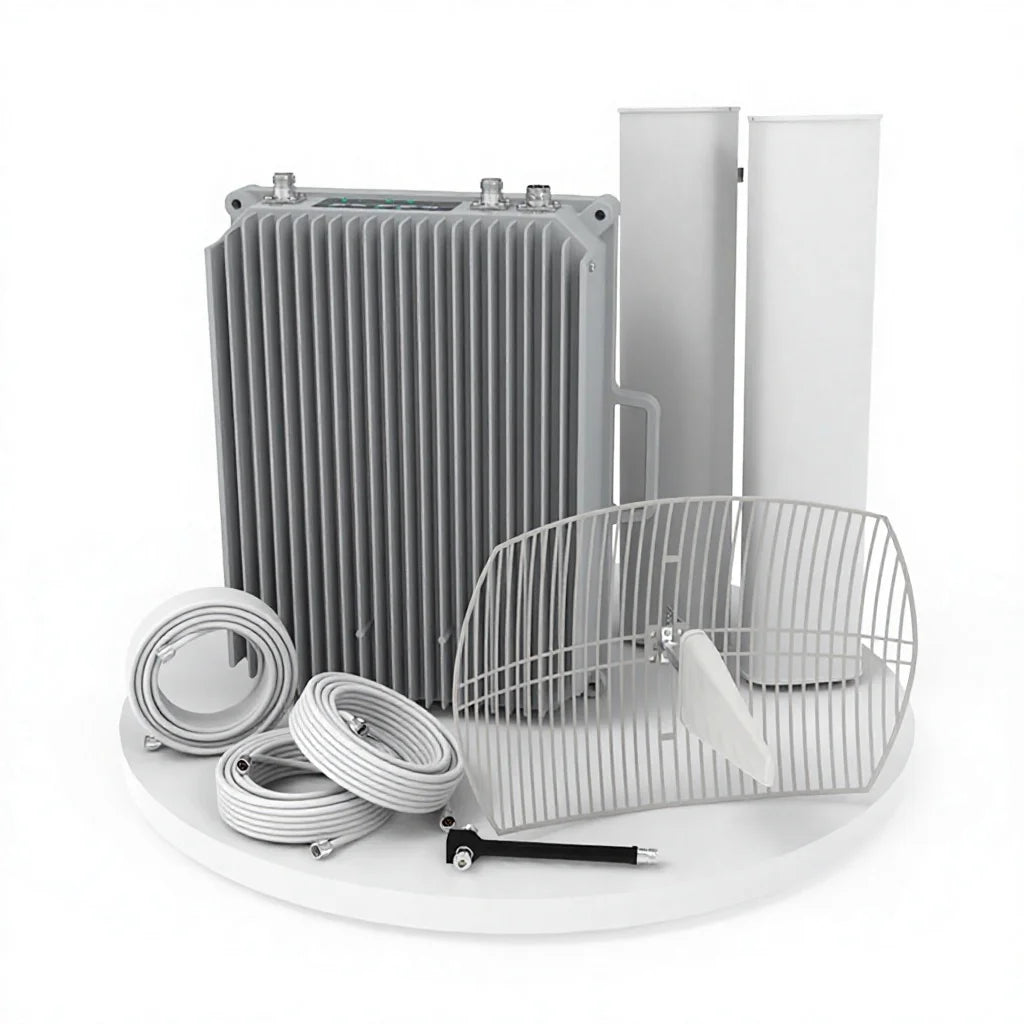 Arronna Single Band Industrial Signal Booster 90dB 37dBm Repeater 850MHz 2600MHz Band Selectable
