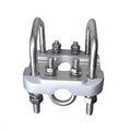 Arronna Heavy Duty Cast Mast Mount Bracket Kit with U Bolts Antenna Installation Hardware