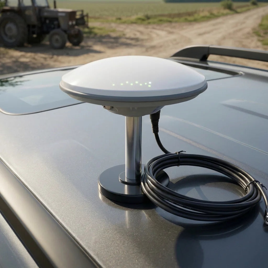 Arronna Full Band RTK GNSS Antenna Magnetic Mount High Precision GPS GLONASS Galileo BeiDou Survey Antenna
