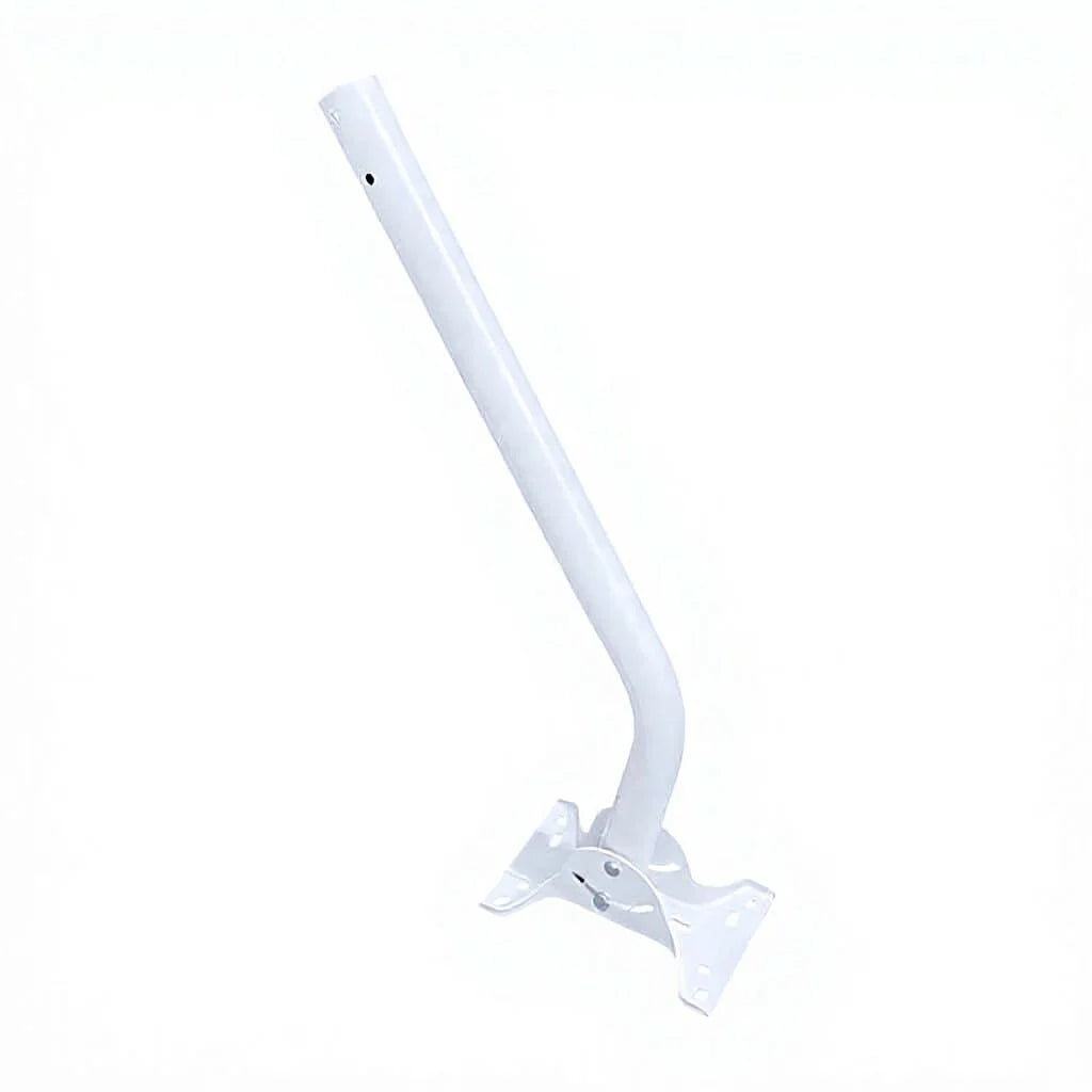 5G Bridge Antenna L Type Wall Mount Bracket 38mm Pole Thickened Steel for Outdoor CPE AP