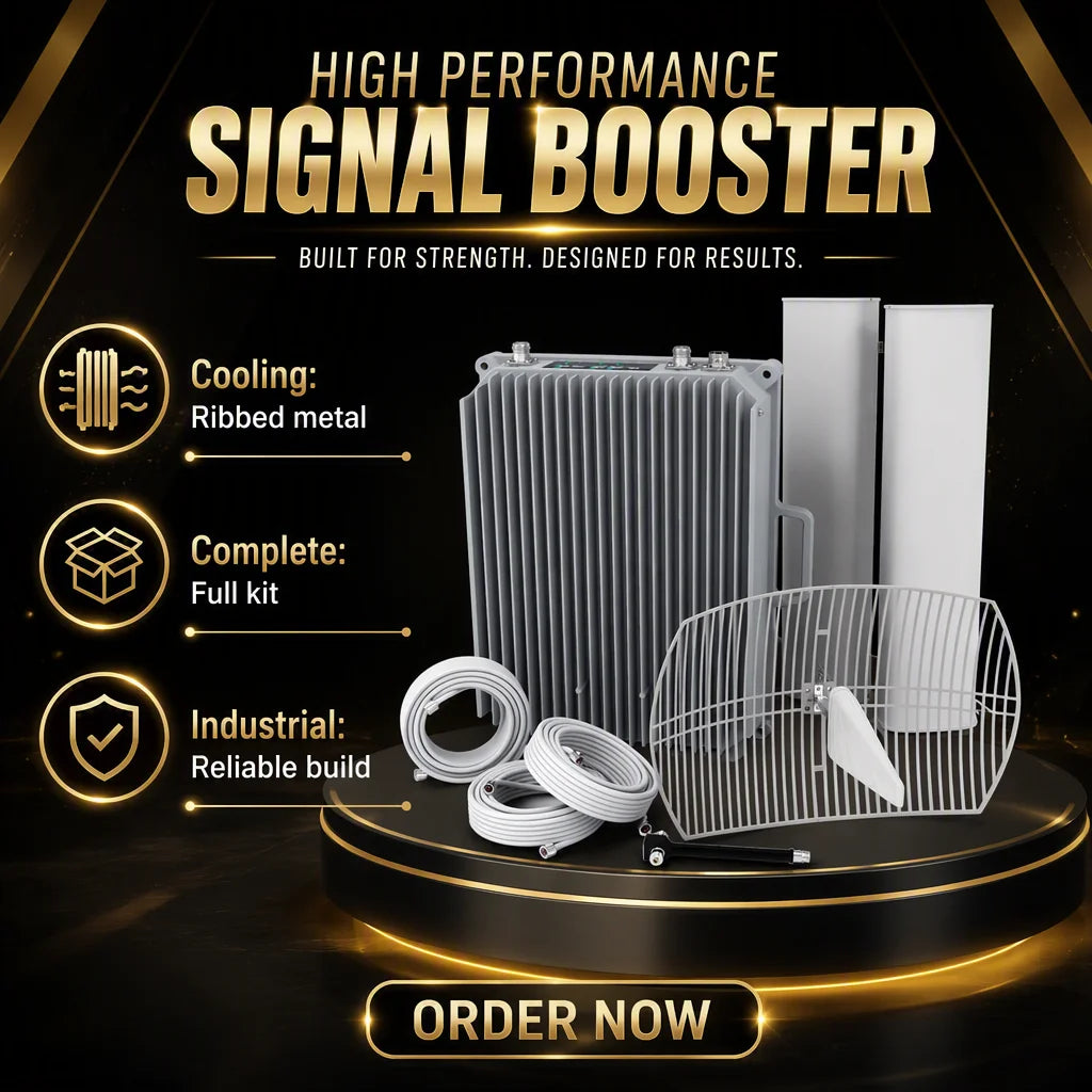 Arronna Single Band Industrial Signal Booster 90dB 37dBm Repeater 850MHz 2600MHz Band Selectable