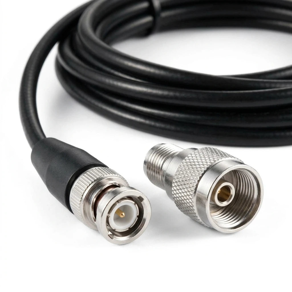 Arronna 27MHz CB Radio Antenna Kit Magnetic Base Soft Whip BNC SO-239 5dBi for Truck Vehicle