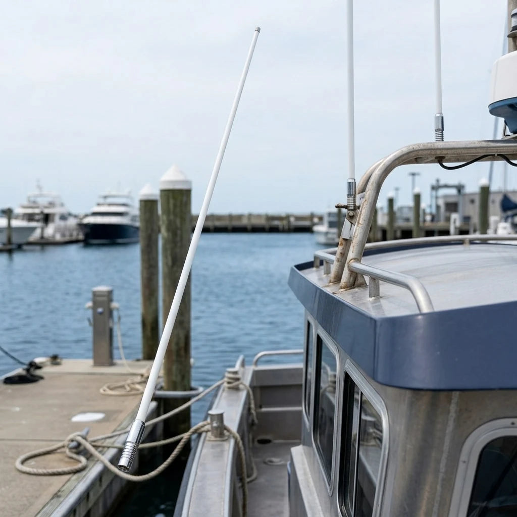 Arronna Marine VHF AIS Antenna 153-165MHz Fiberglass Omnidirectional Boat Ship Radio Navigation Rod