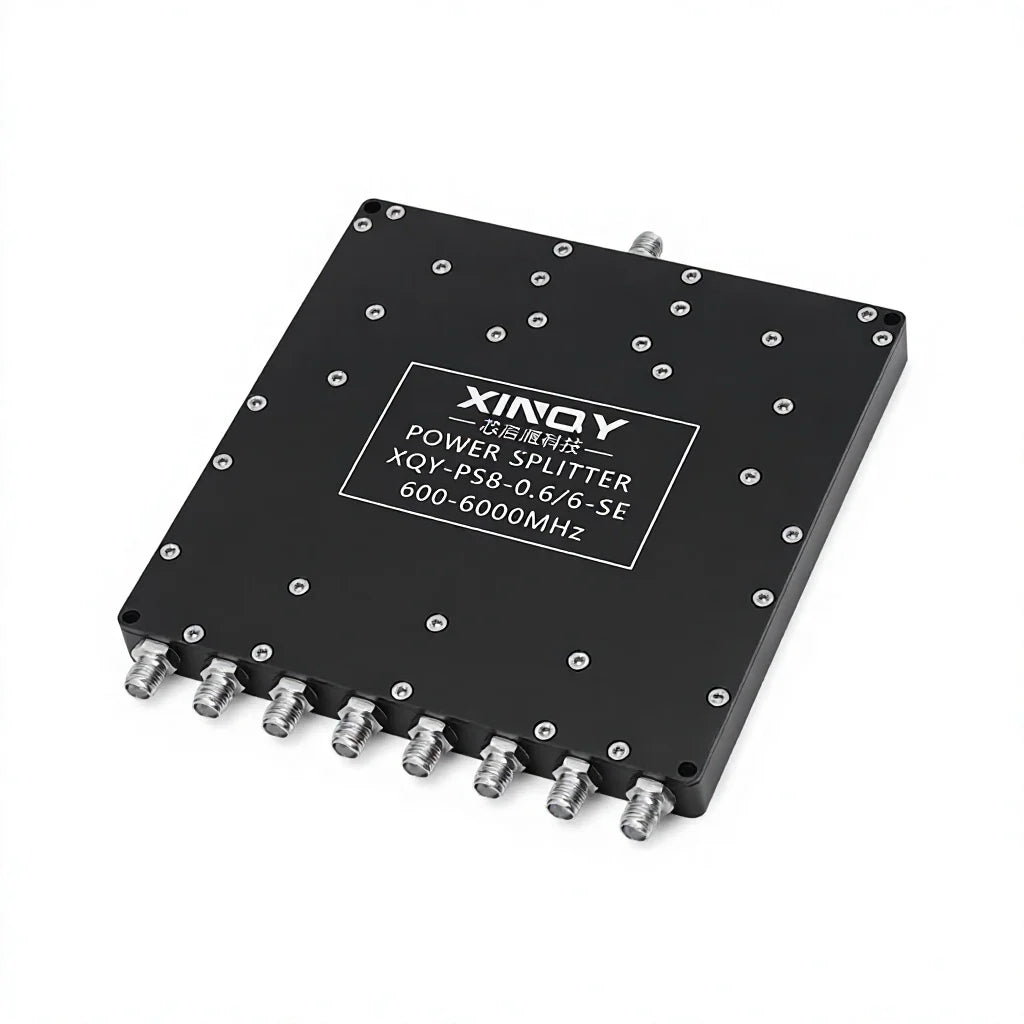 Arronna 600-6000MHz 8 Way Power Splitter SMA Female 1 to 8 RF Combiner for WiFi6 DAS