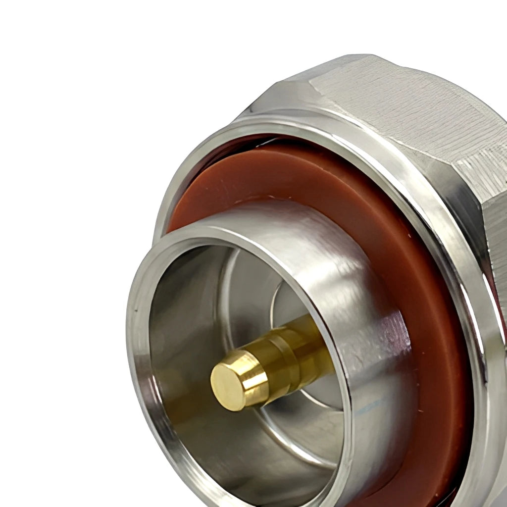 Arronna 7/16 DIN Male Crimp RF Connector 50 Ohm Straight Coaxial Plug for LMR400 RG8 Cable
