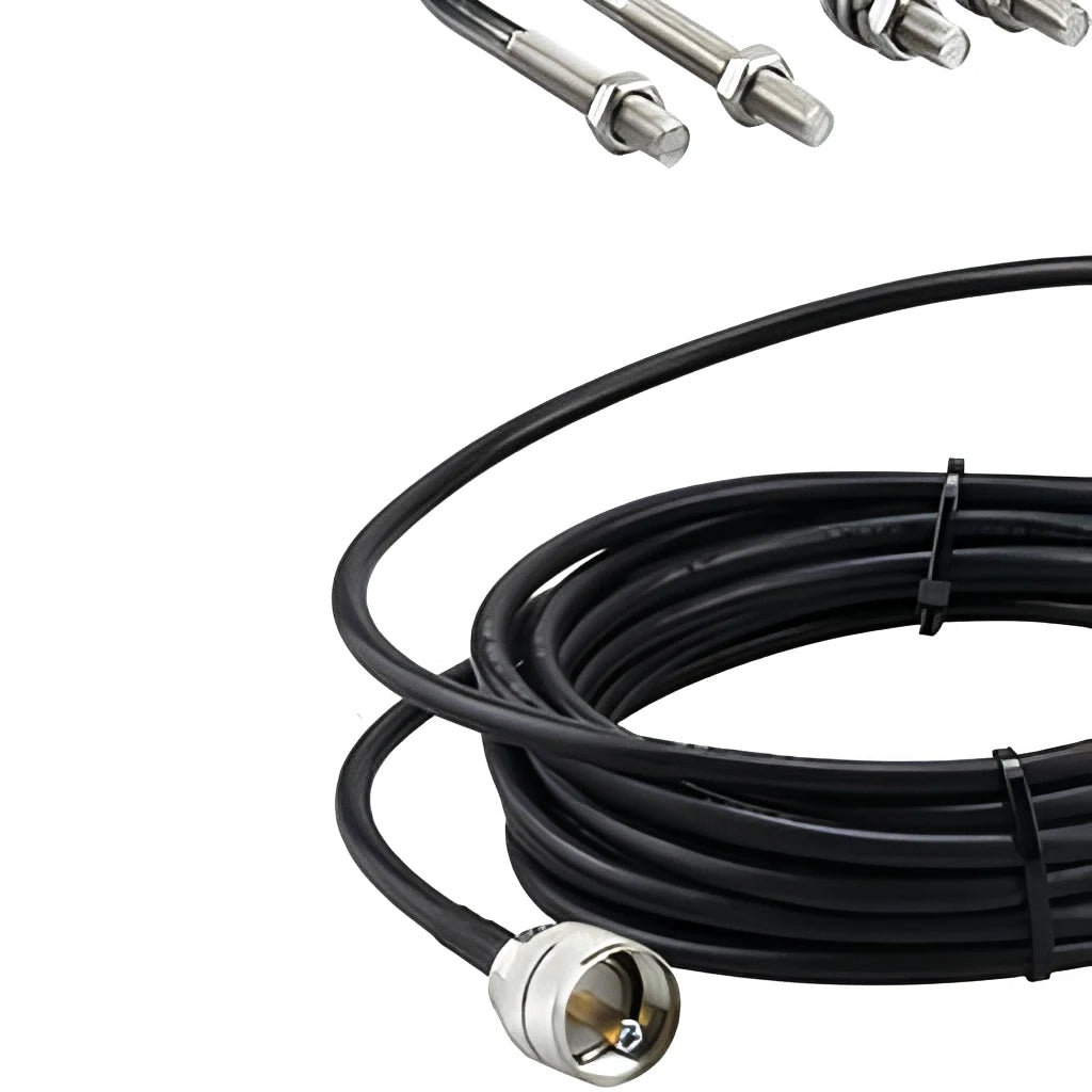 Arronna Marine VHF Antenna 156-163MHz PL259 Connector 3dBi Omnidirectional Boat Ship Radio