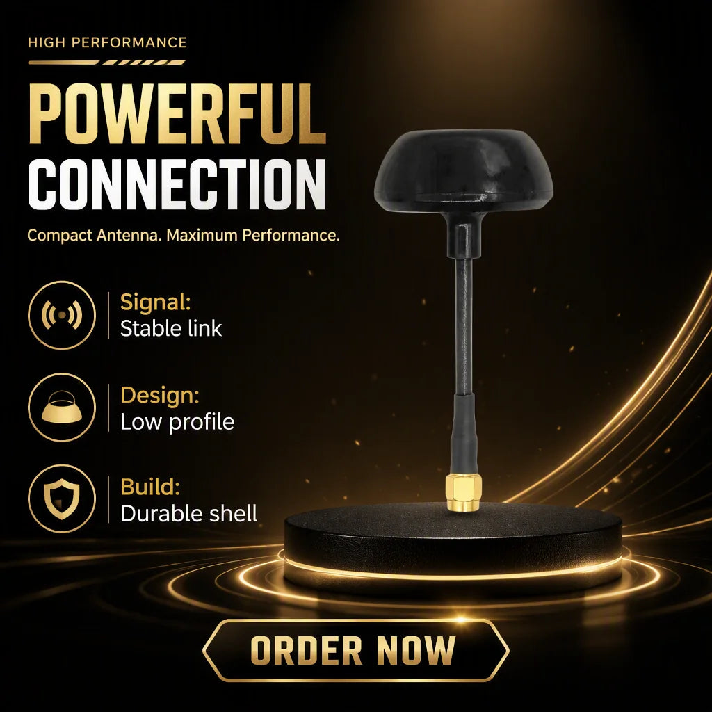 Arronna 5.8GHz RHCP Mushroom FPV VTX Antenna 4.5dBi SMA Video Transmission Antenna 160mm