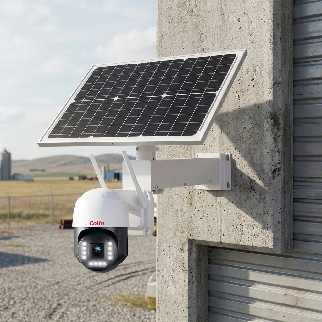Arronna 5MP Solar PTZ Camera Kit 40W Panel 20Ah Battery Outdoor Long Endurance Wireless