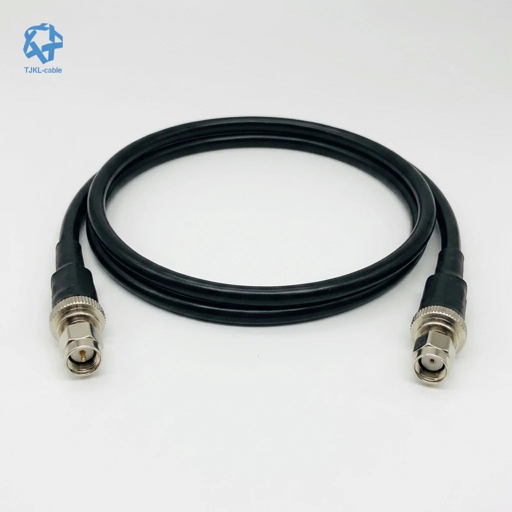 Arronna 5m 400-Class Low Loss Coax Jumper Cable N Male to RP-SMA Male for 4G 5G Antenna Feeder Extension