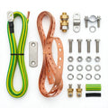 Arronna RF Coaxial Earthing Kit Universal Copper Strap Type for Telecom Cable Grounding