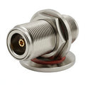 Arronna N Female to N Female Bulkhead Feed Through RF Coaxial Adapter 50 Ohm Panel Mount