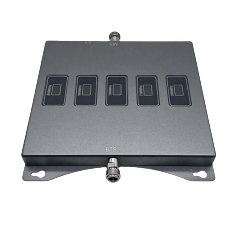 Arronna 5 Band Mobile Signal Booster Full Kit 700-2600MHz GSM 2G 3G 4G LTE with Antenna Model REP4 Gain 60-70dB