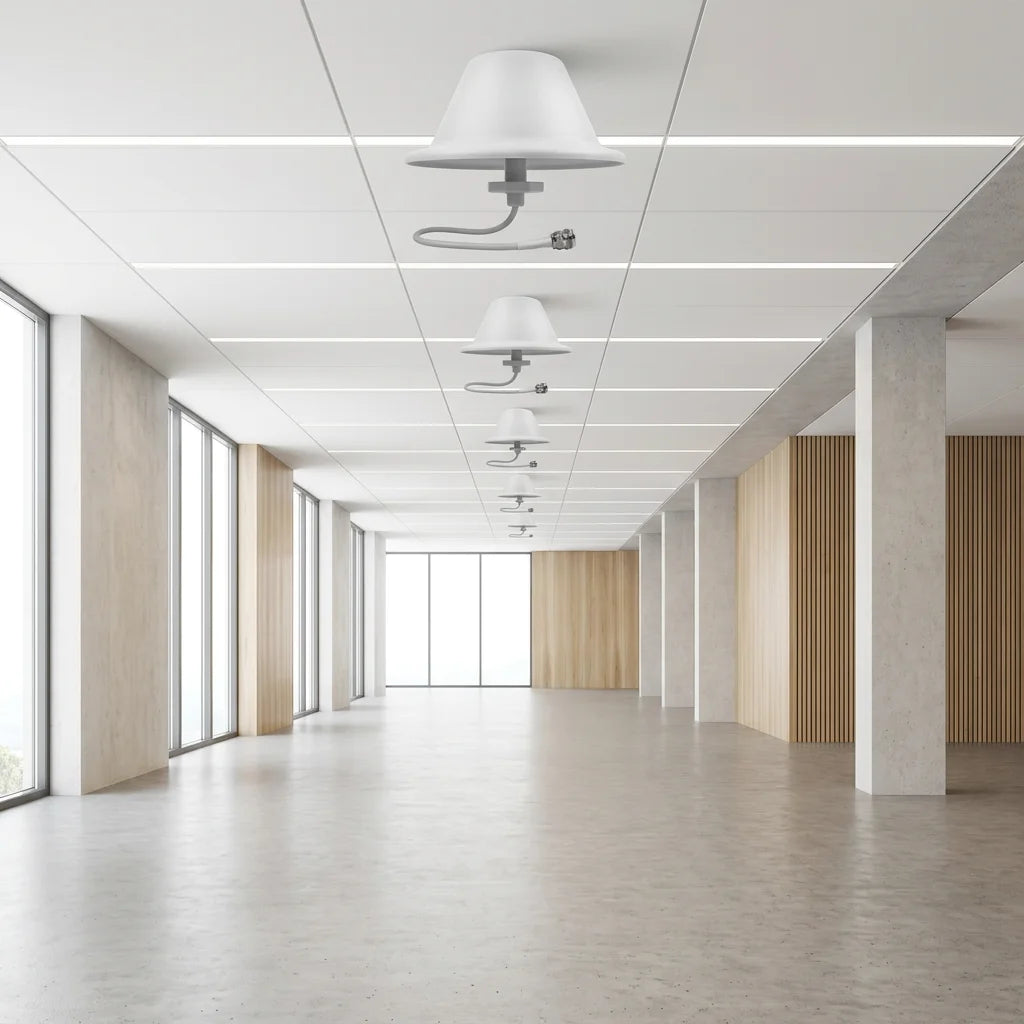 Arronna Indoor WiFi 500m2 Coverage Kit 6-Pack Ceiling Antenna 2.4GHz DAS Omni White Dome N Female