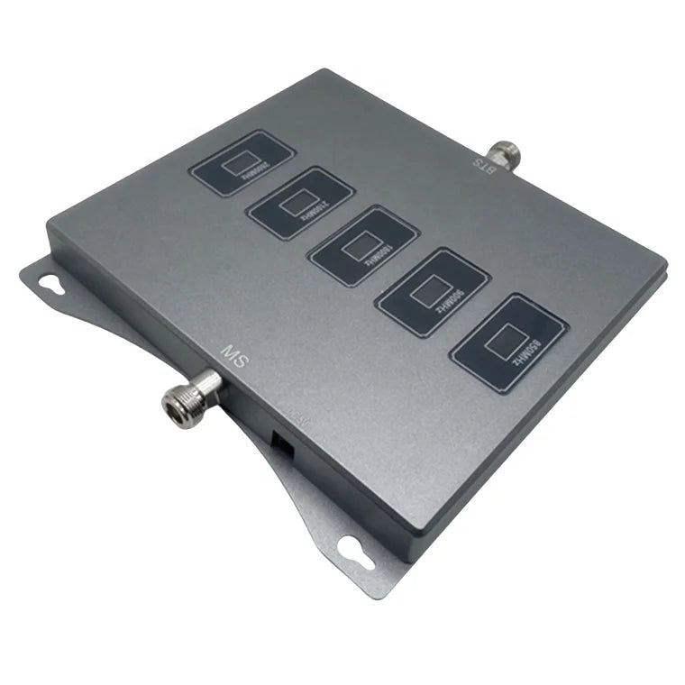 Arronna 5 Band Mobile Signal Booster Full Kit 700-2600MHz GSM 2G 3G 4G LTE with Antenna Model REP4 Gain 60-70dB