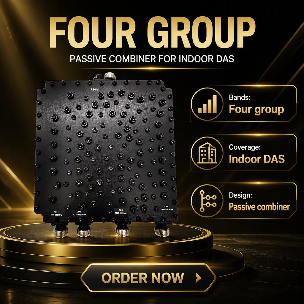 Arronna DAS IBS RF Combiner Duplexer 800-960 1710-1880 1920-2170 2500-2690MHz Indoor Coverage Signal Distribution