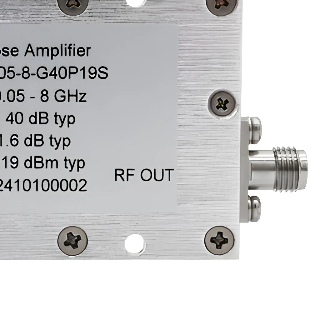 Arronna Broadband LNA Module Low Noise Amplifier 0.05-8GHz 40dB SMA Female RF Amplifier