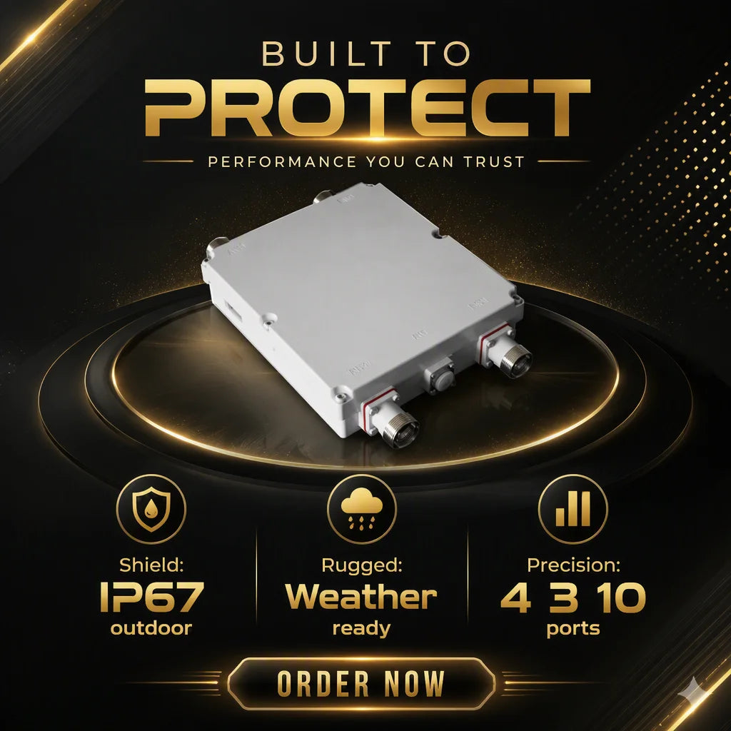 Arronna Tower Mounted Amplifier TMA 1920-1980MHz RX 12dB Gain NF 1.4dB IP67 AISG 4.3-10 Female