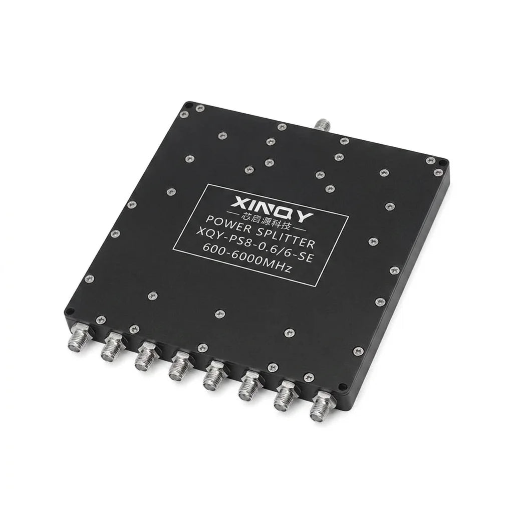 Arronna 600-6000MHz 8 Way Power Splitter SMA Female 1 to 8 RF Combiner for WiFi6 DAS