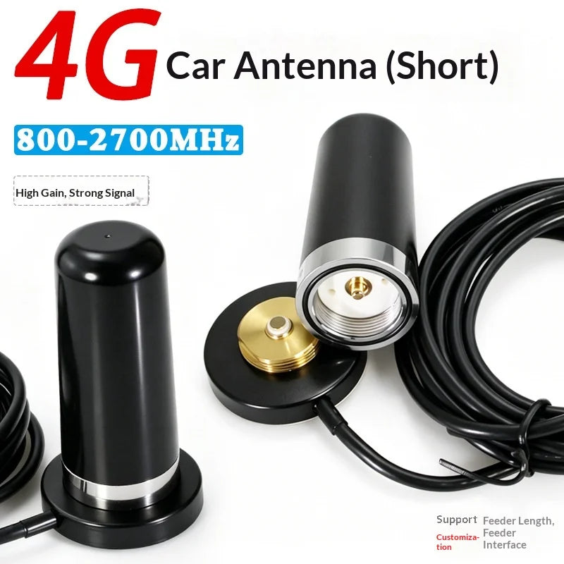 4G High-Performance Suction-Cup Antenna IP67 Waterproofing Omnidirectional High-Gain Magnetic Base Installation GT-4GXP