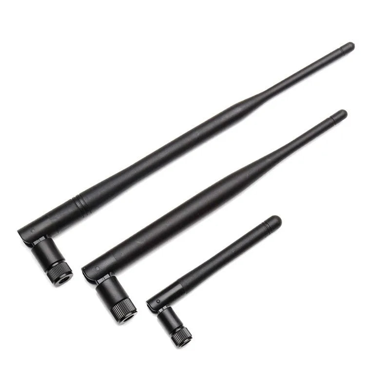 2G/3G/4G Full-Band External Foldable Antenna with Glue Stick Model WL-4GE242 5 DBi Gain for Male Pin/Male Socket Connector