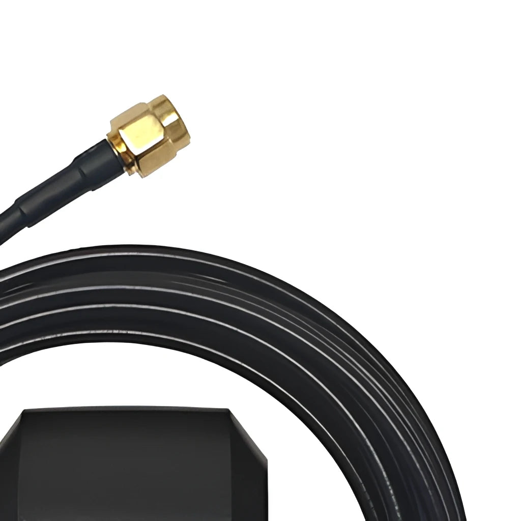 Arronna Active GNSS Antenna GPS BeiDou Dual-Mode Ceramic Magnetic Mount IP65 5V 3m Cable Vehicle Navigation High Gain