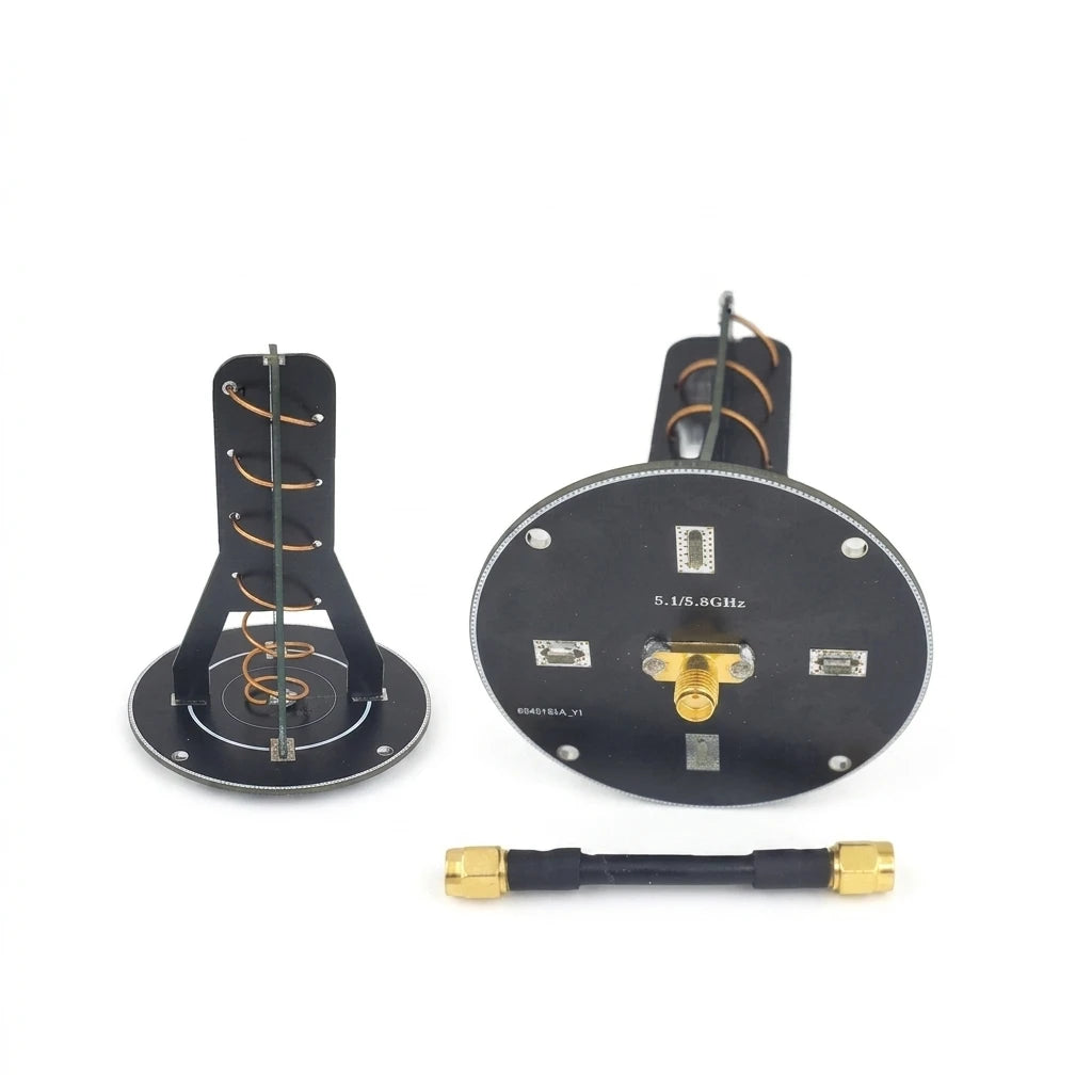 Arronna 5.8GHz 13.8dBi Directional Helix Antenna Circular Polarized LHCP RHCP Video Receiver FPV Goggles Ground Station