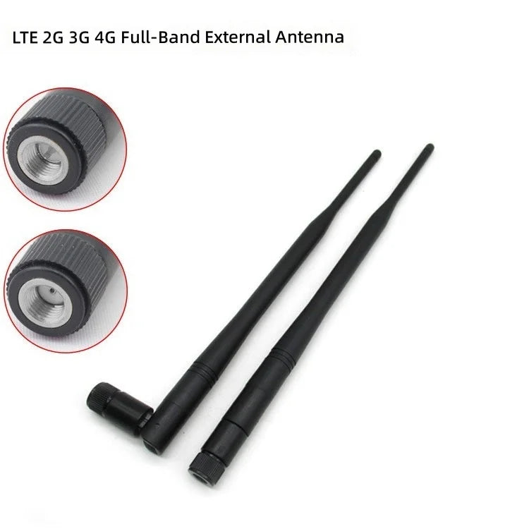 2G/3G/4G Full-Band External Foldable Antenna with Glue Stick Model WL-4GE242 5 DBi Gain for Male Pin/Male Socket Connector